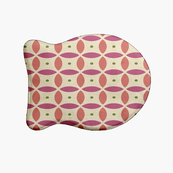 Simply Daisy Geometric Fish Shape Pet Feeding Mat for Cats