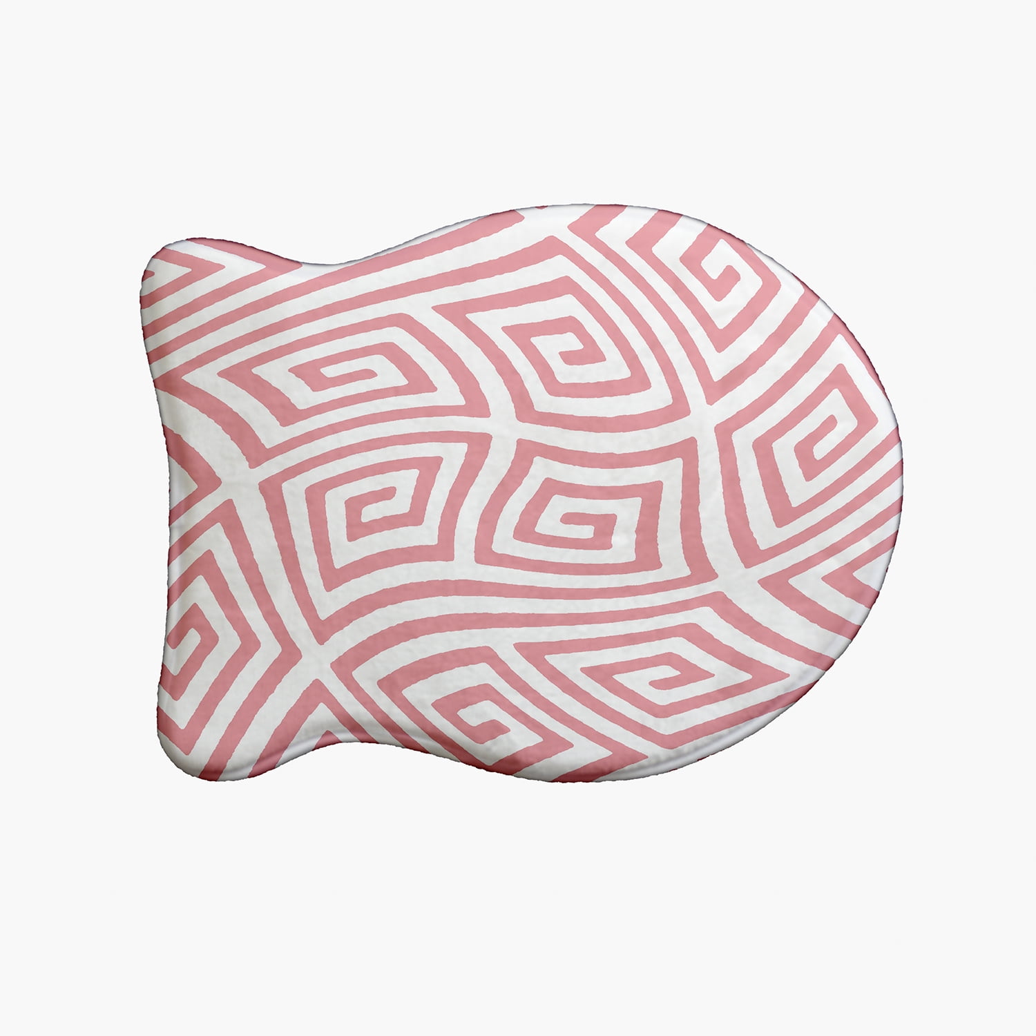 Simply Daisy Geometric Fish Shape Pet Feeding Mat for Cats