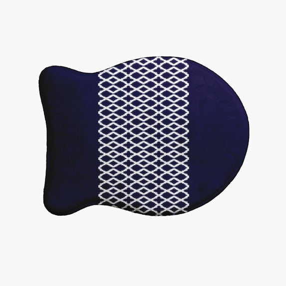 Simply Daisy Geometric Fish Shape Pet Feeding Mat for Cats