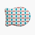 thumbnail image 1 of Simply Daisy Geometric Fish Shape Pet Feeding Mat for Cats, 1 of 3