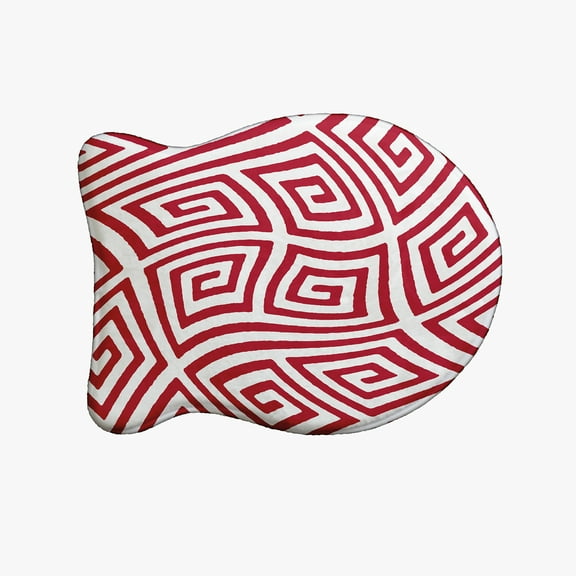 Simply Daisy Geometric Fish Shape Pet Feeding Mat for Cats