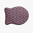 thumbnail image 1 of Simply Daisy Geometric Floral Pattern Fish Shape Pet Feeding Mat for Cats, 1 of 3