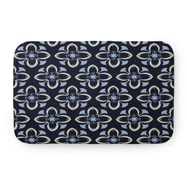 Simply Daisy Geometric Floral Pattern Pet Feeding Mat for Dogs and Cats