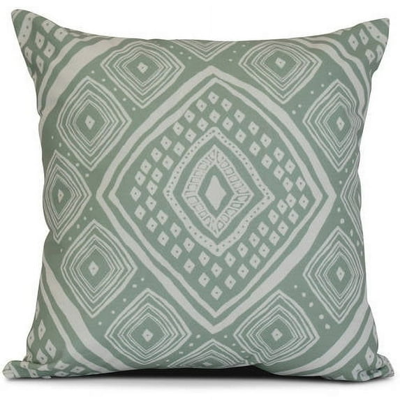 Simply Daisy, Geometric, Lil' Diamond Jill Outdoor Pillow