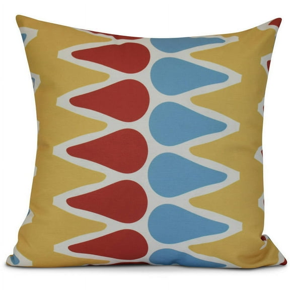 Simply Daisy, Geometric, Multi Colored Picks Outdoor Pillow