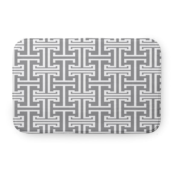 Simply Daisy Geometric Pet Feeding Mat for Dogs and Cats