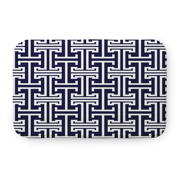Simply Daisy Geometric Pet Feeding Mat for Dogs and Cats