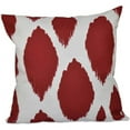 thumbnail image 1 of Simply Daisy Geometric Print Decorative Pillow, 16" x 16", Red, 1 of 1