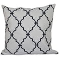 thumbnail image 1 of Simply Daisy Geometric Print Decorative Pillow, 16" x 16", White, 1 of 1
