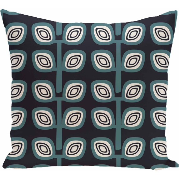 Simply Daisy Geometric Print Decorative Pillow, 16" x 16"