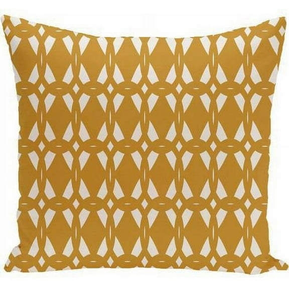 Simply Daisy Geometric Print Decorative Pillow, 16" x 16"