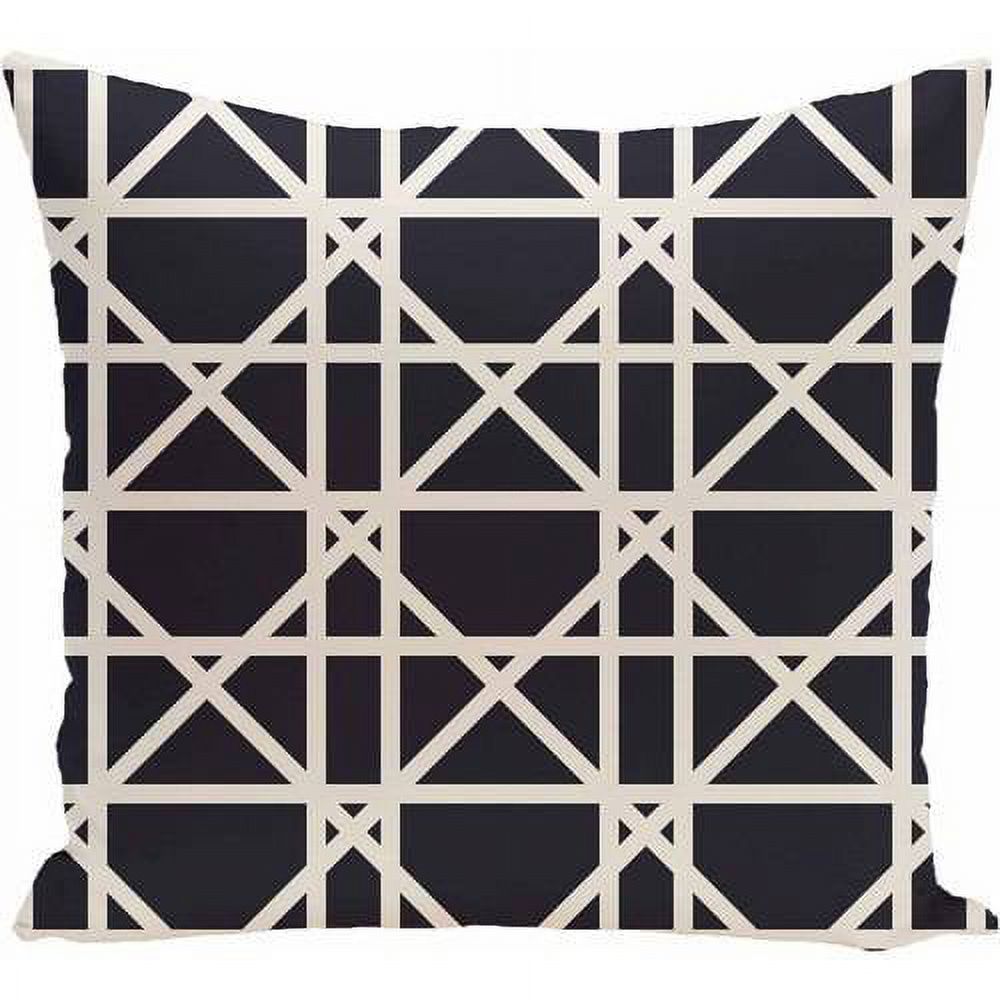 Simply Daisy Geometric Print Decorative Pillow, 16" x 16"