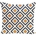 thumbnail image 1 of Simply Daisy Geometric Print Decorative Pillow, 16" x 16", 1 of 1