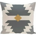 thumbnail image 1 of Simply Daisy Geometric Print Decorative Pillow, 16" x 16", 1 of 1