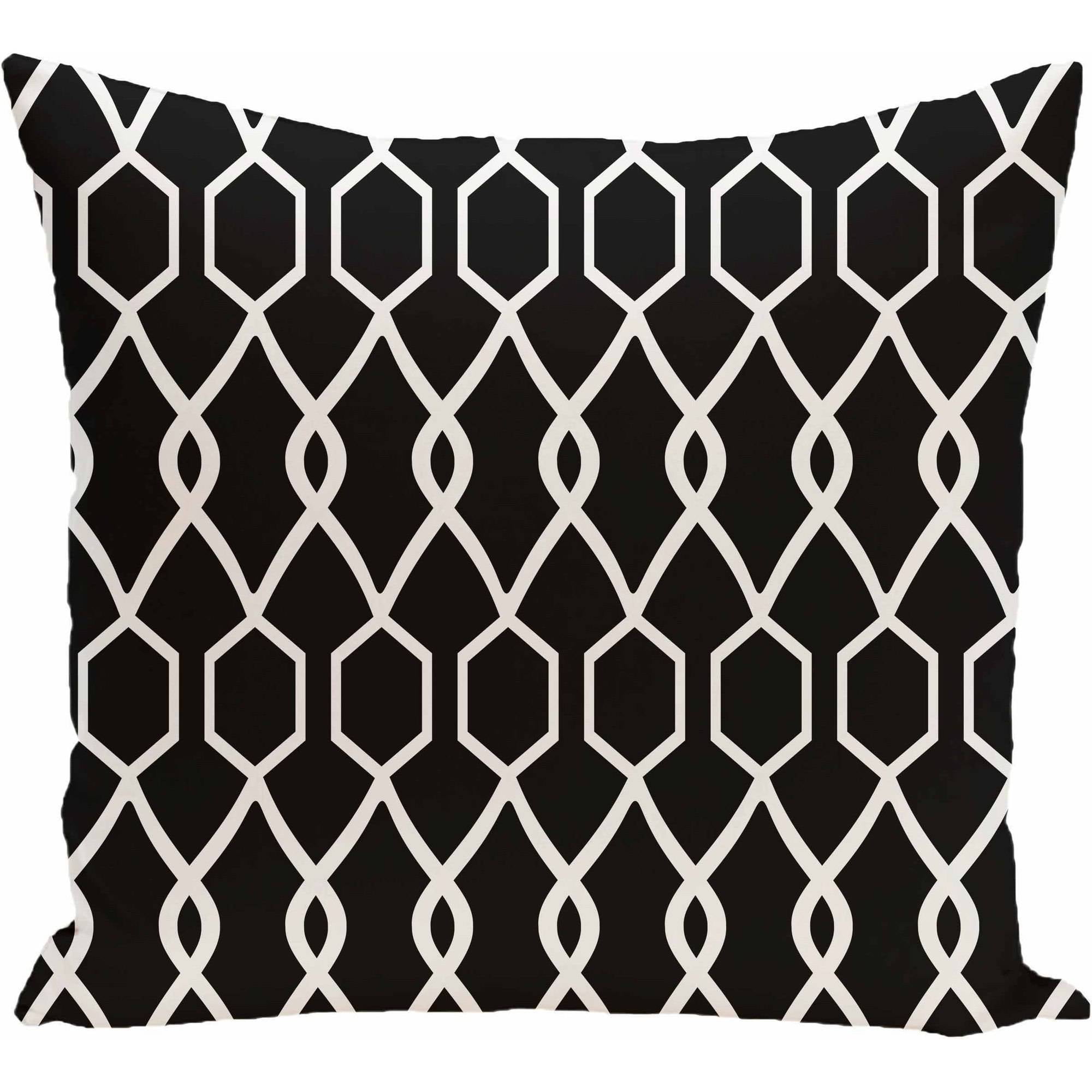 Simply Daisy Geometric Print Decorative Pillow, 16" x 16"