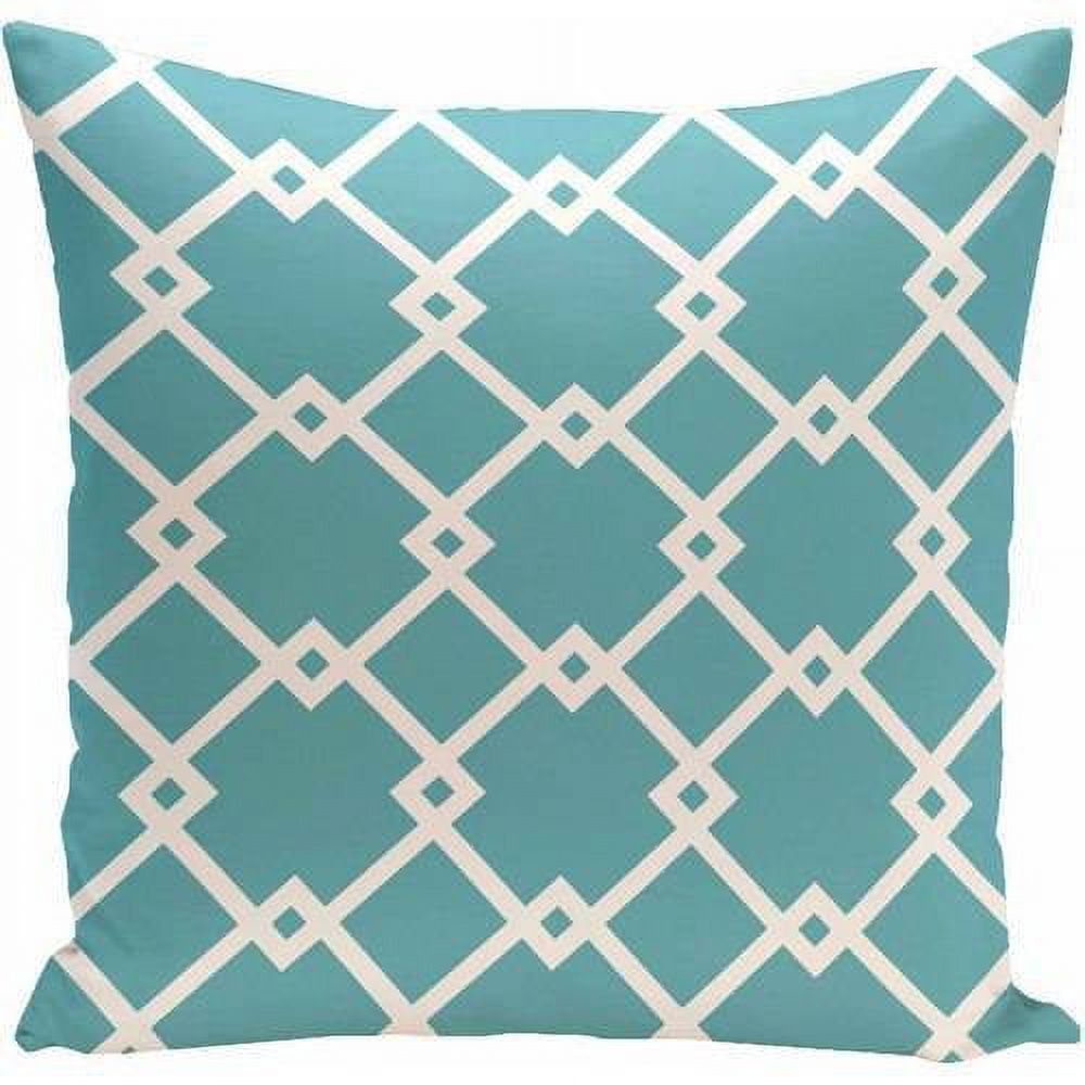 Simply Daisy Geometric Print Decorative Pillow, 16" x 16"