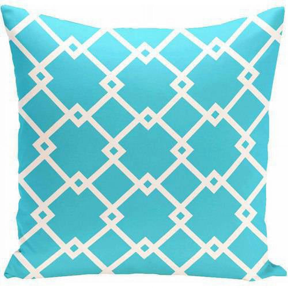 Simply Daisy Geometric Print Decorative Pillow, 16" x 16"