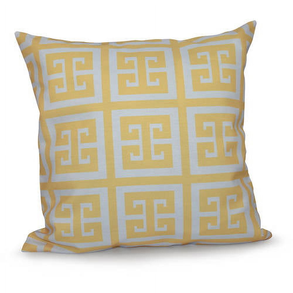 Simply Daisy Geometric Print Decorative Pillow, 16" x 16"