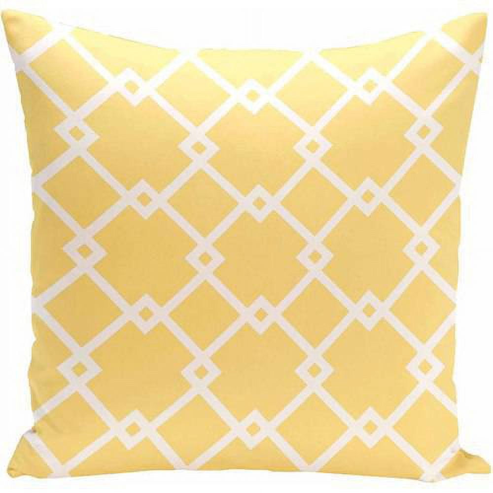 Simply Daisy Geometric Print Decorative Pillow, 16" x 16"