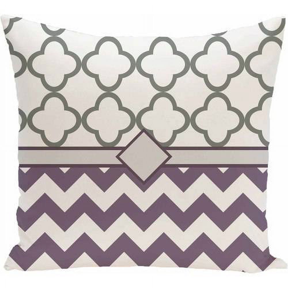 Simply Daisy Geometric Print Decorative Pillow, 16" x 16"