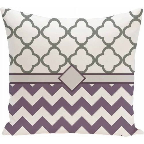Simply Daisy Geometric Print Decorative Pillow, 16" x 16"