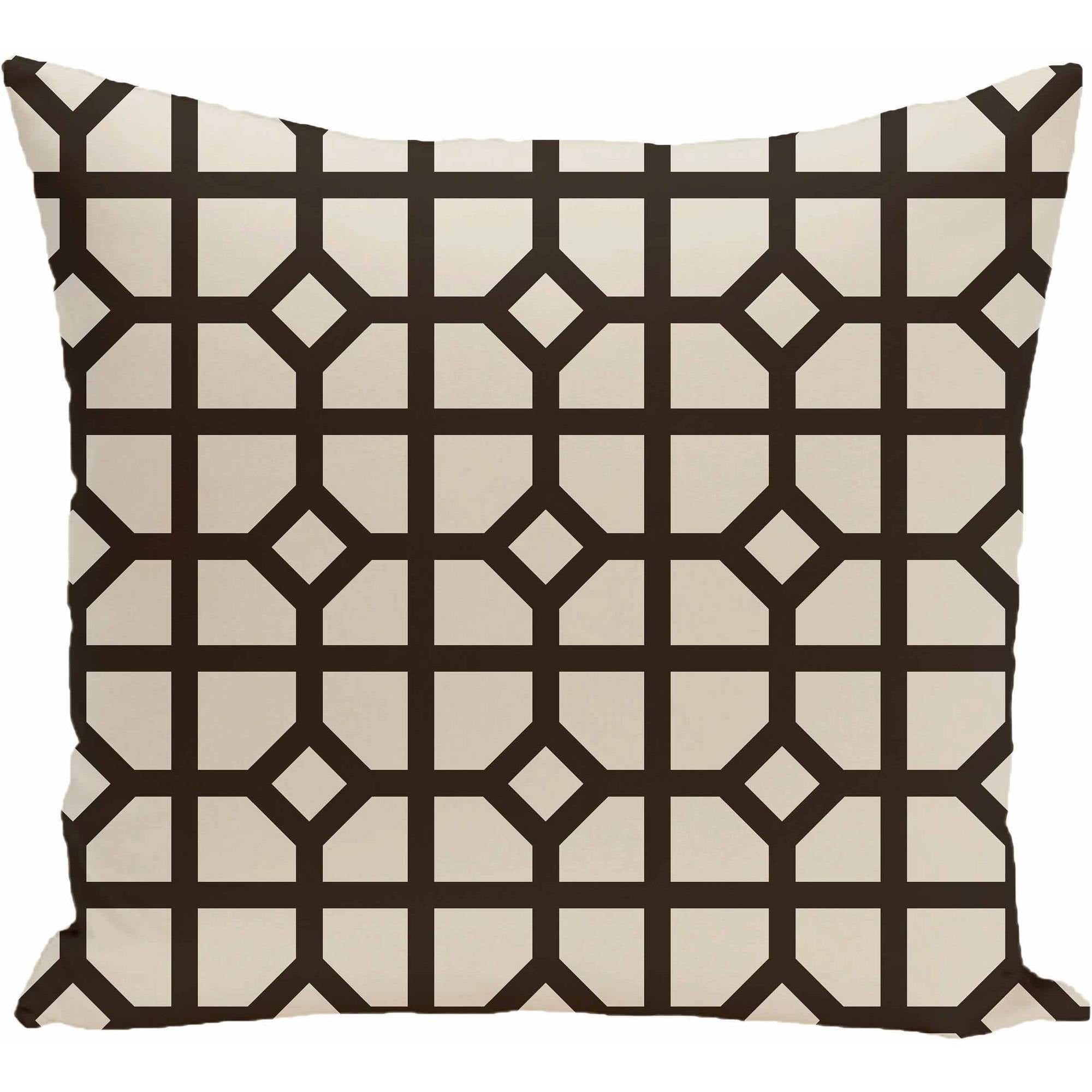 Simply Daisy Geometric Print Decorative Pillow, 16" x 16"