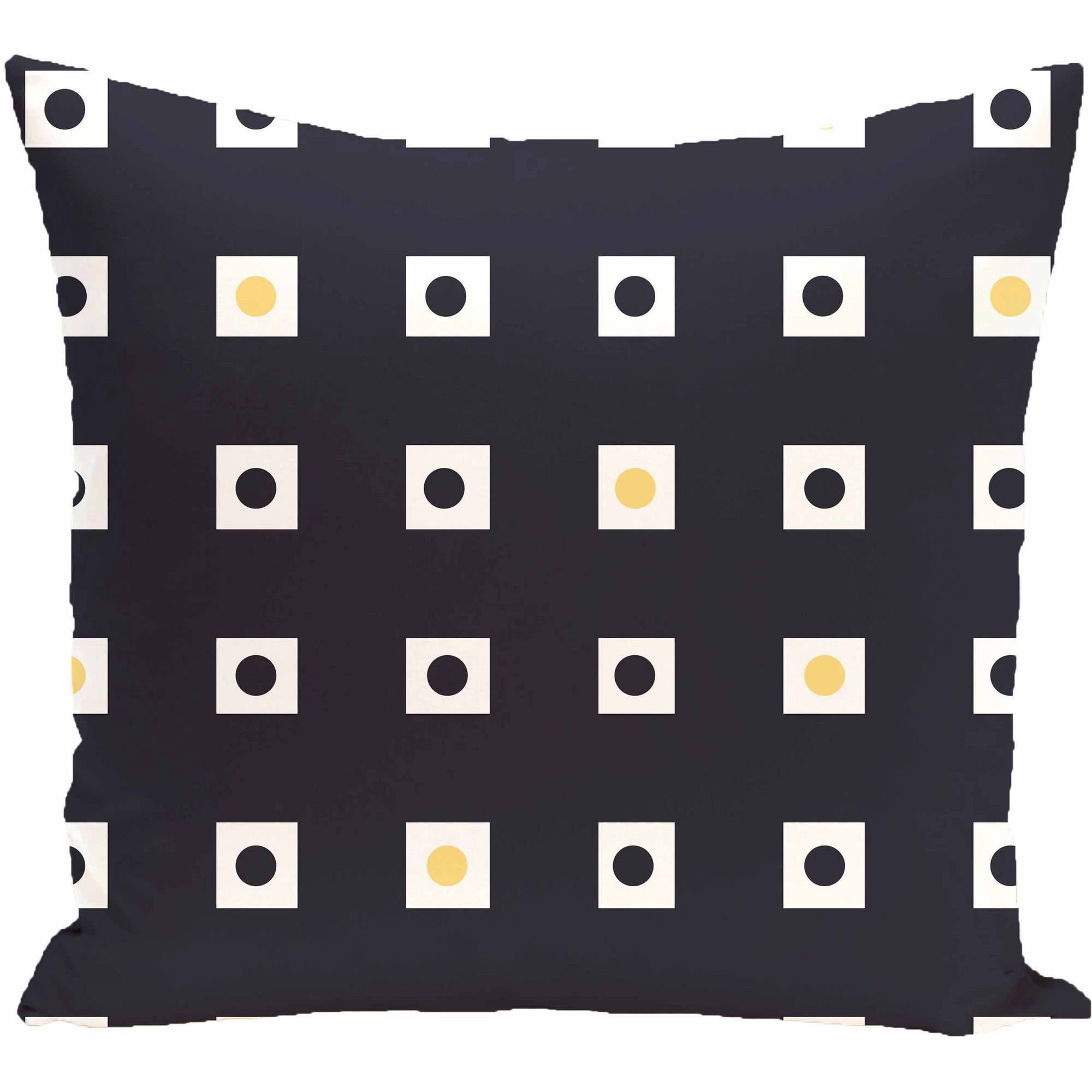 Simply Daisy Geometric Print Decorative Pillow, 16" x 16"