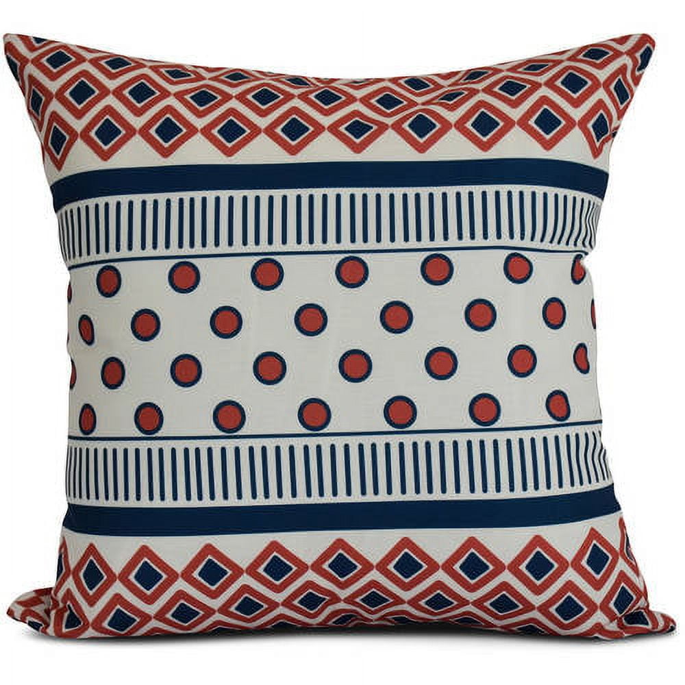 Simply Daisy, Geometric, Scrambled Prints Outdoor Pillow