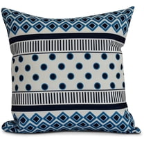 Simply Daisy, Geometric, Scrambled Prints Outdoor Pillow