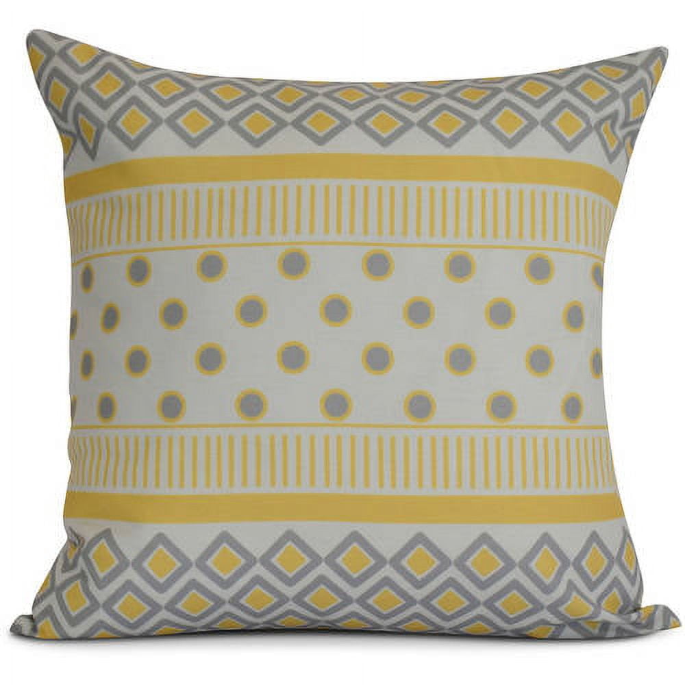 Simply Daisy, Geometric, Scrambled Prints Outdoor Pillow