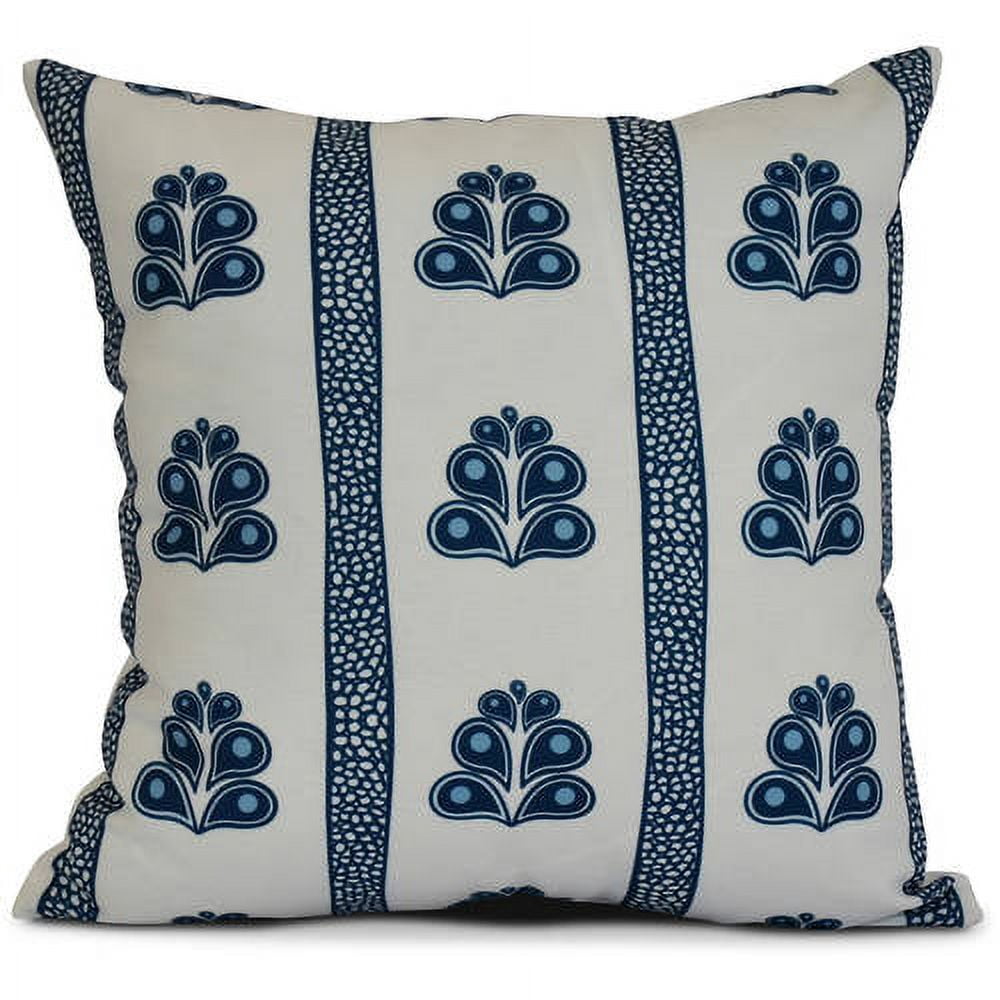 Simply Daisy, Geometric, Wacky Stripe Outdoor Pillow