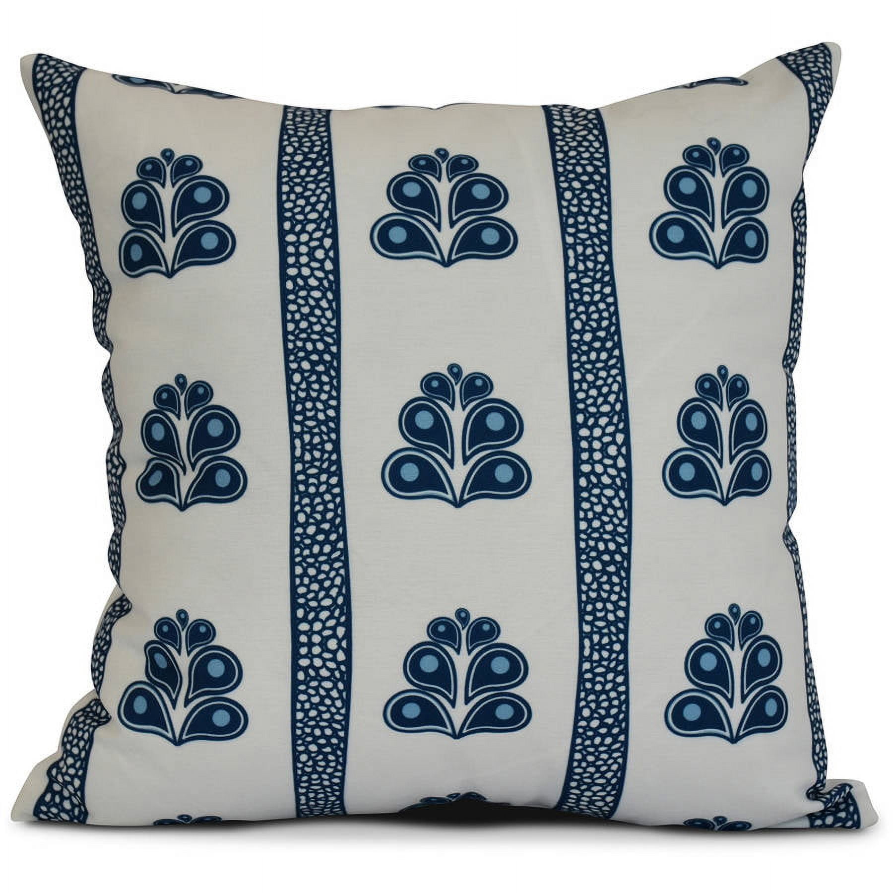 Simply Daisy, Geometric, Wacky Stripe Outdoor Pillow