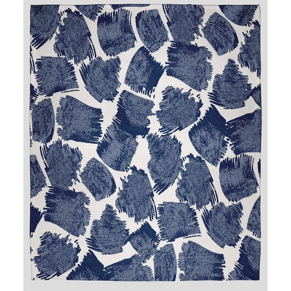 Simply Daisy Giraffe Journey Fleece Throw Blanket, Blue, Small Throw