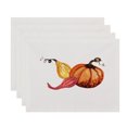thumbnail image 1 of Simply Daisy Gourd Pile 18 x 14 Inch Cream Fall Print Placemat (Set of 4), 1 of 2