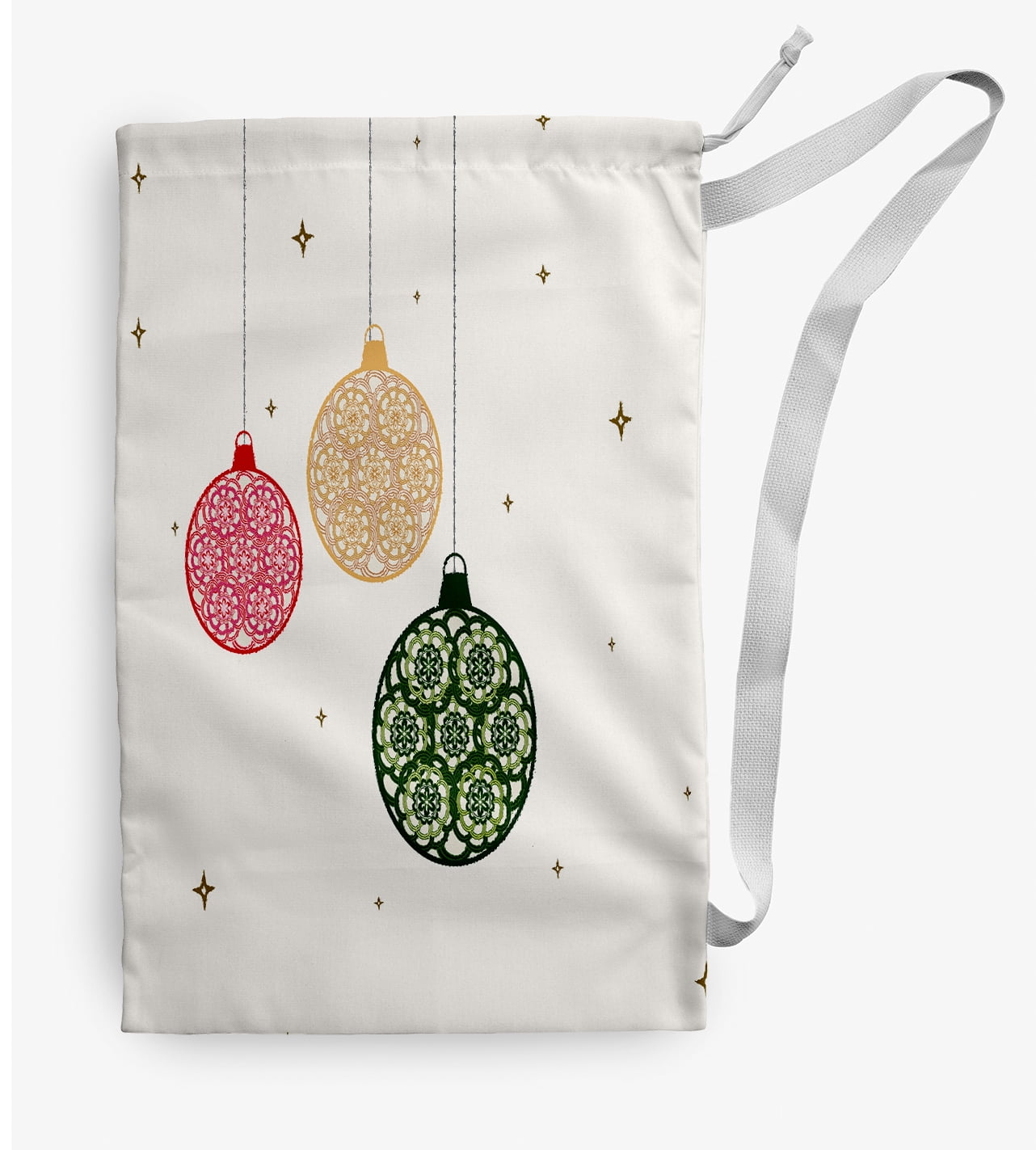 Simply Daisy Hanging Ornaments 28 x 36 inch Multi Laundry Bag