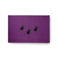 thumbnail image 1 of Simply Daisy Hanging Spiders Amethyst Halloween Chenille Area Rug, 2' x 3', 1 of 5