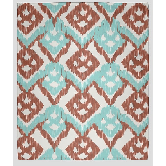 Simply Daisy Hipster Fleece Throw Blanket, Light Blue, Standard Throw