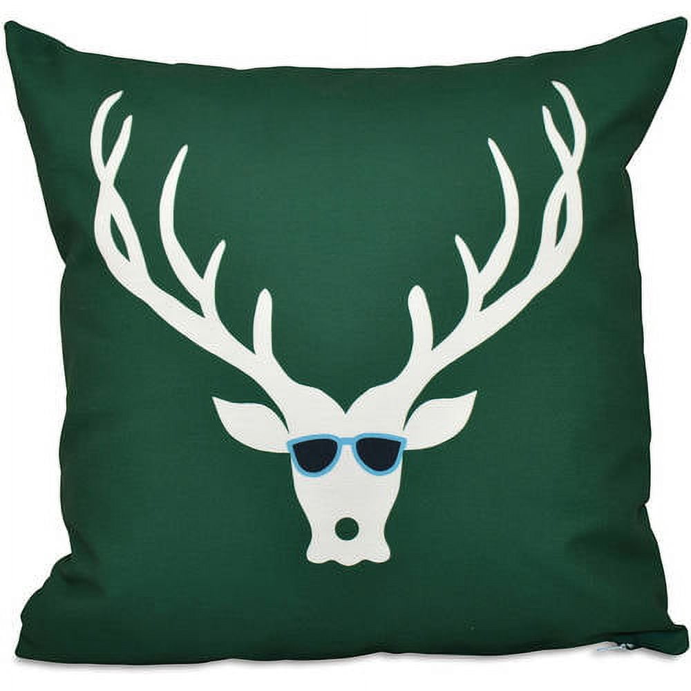 Simply Daisy Holiday Animal Print Decorative Pillow, 16" x 16"