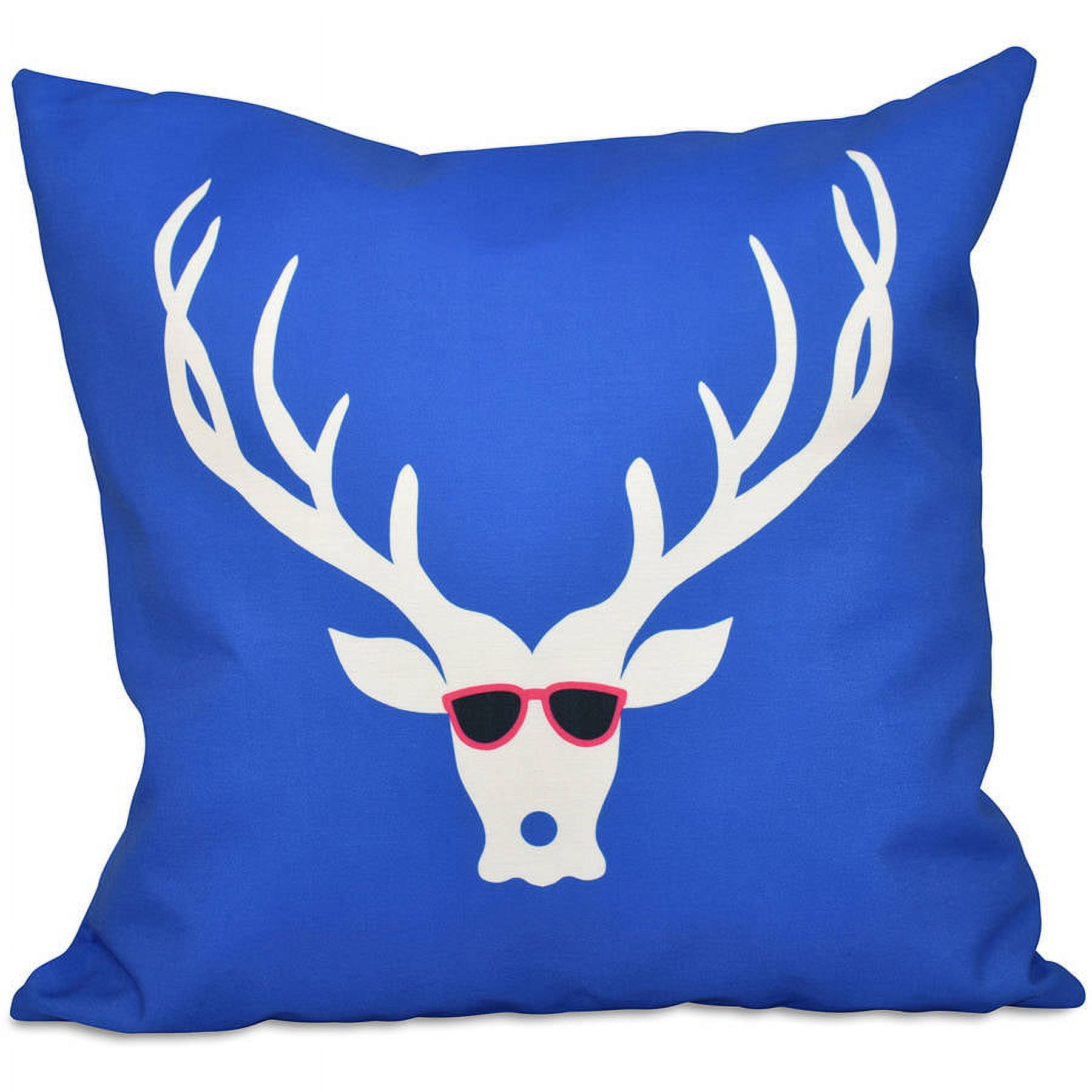 Simply Daisy Holiday Animal Print Decorative Pillow, 16" x 16"