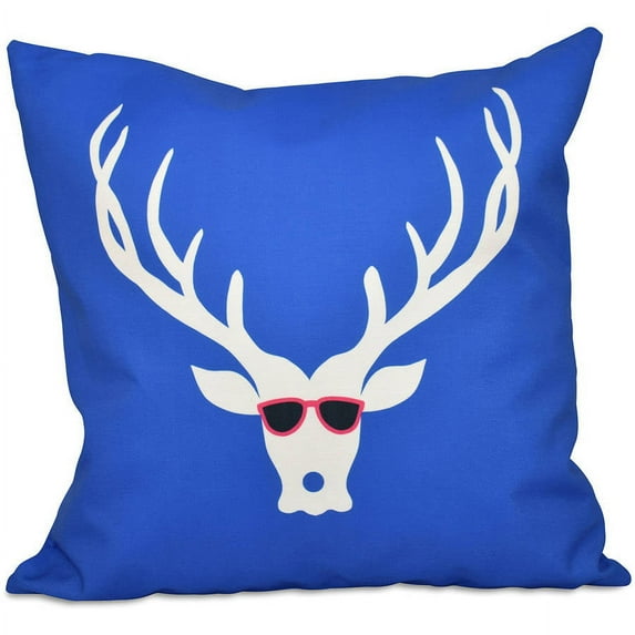 Simply Daisy Holiday Animal Print Decorative Pillow, 16" x 16"