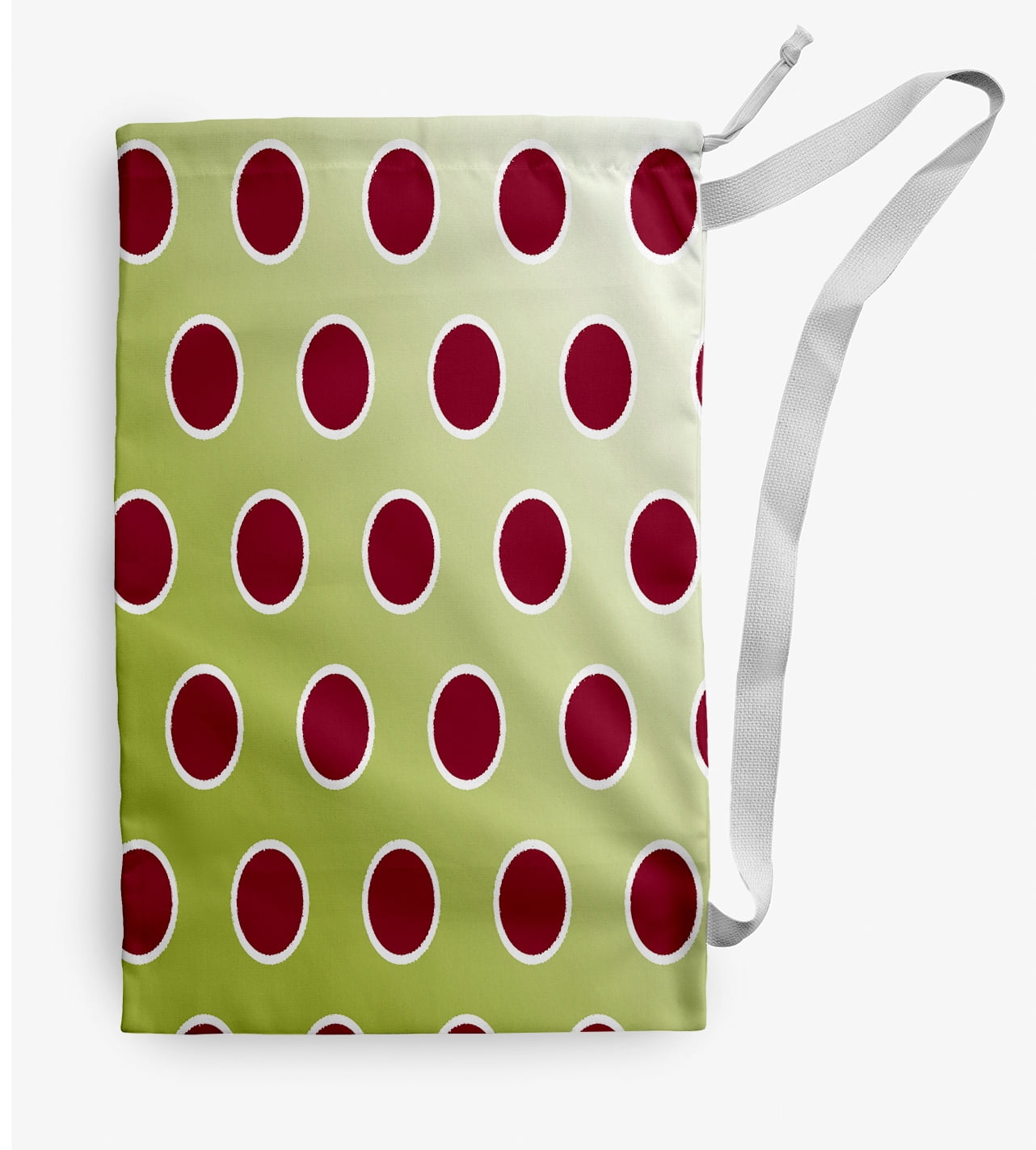 Simply Daisy Holiday Bubbly 18 x 29 inch Bright Green Laundry Bag