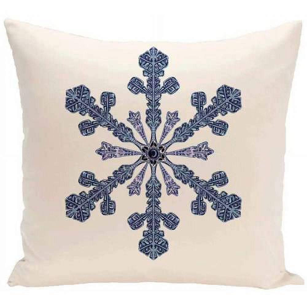 Simply Daisy Holiday Print Decorative Pillow, 16" x 16"