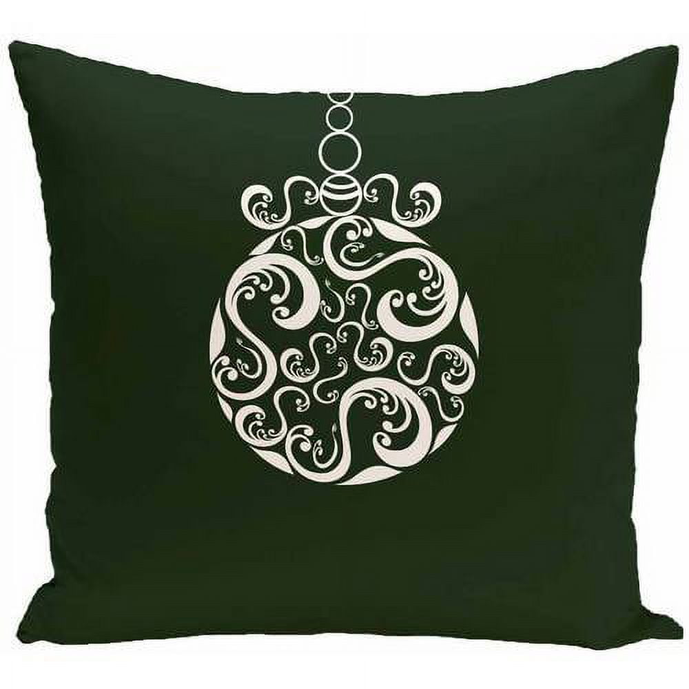 Simply Daisy Holiday Print Decorative Pillow, 16" x 16"