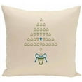 thumbnail image 1 of Simply Daisy Holiday Print Decorative Pillow, 16" x 16", 1 of 1