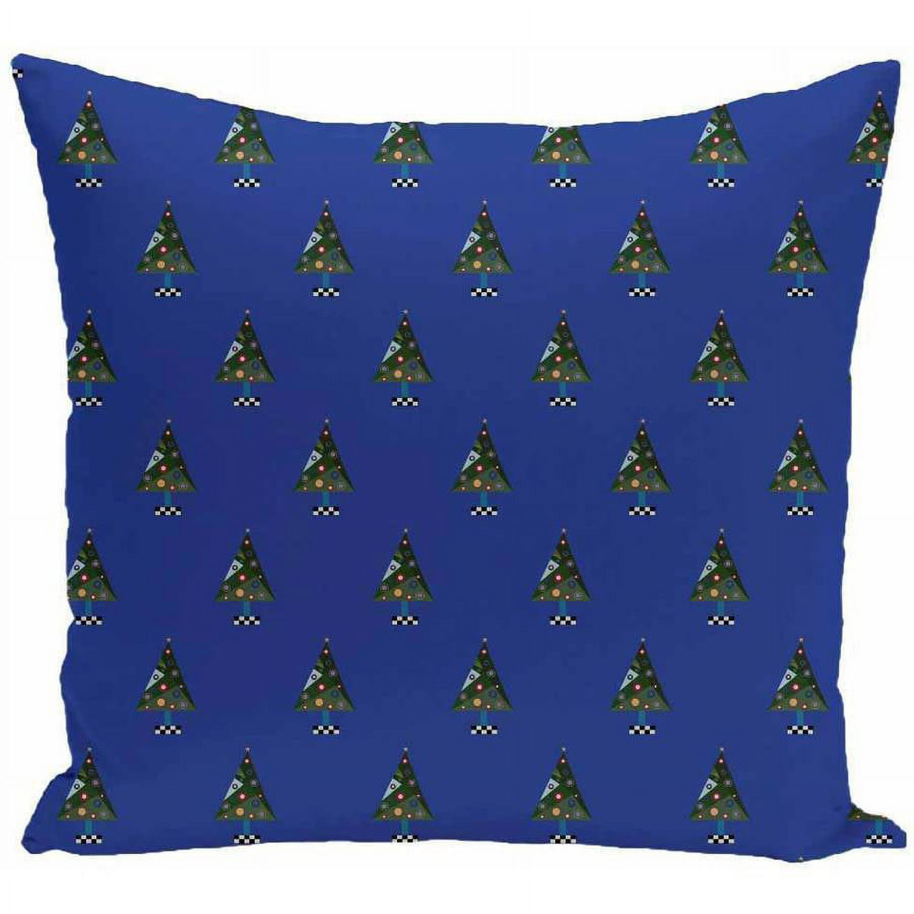 Simply Daisy Holiday Print Decorative Pillow, 16" x 16"