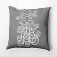 thumbnail image 1 of 16" x 16" Simply Daisy Santa Baby Polyester Accent Pillow, Grey (1 Count), 1 of 4