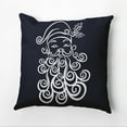thumbnail image 1 of 16" x 16" Simply Daisy Santa Baby Polyester Accent Pillow, Navy (1 Count), 1 of 4