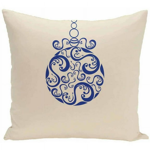 Simply Daisy Holiday Print Decorative Pillow, 16" x 16"