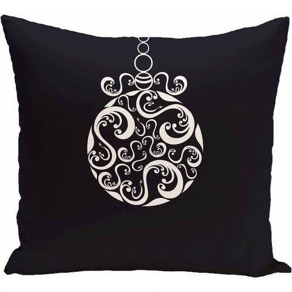 Simply Daisy Holiday Print Decorative Pillow, 16" x 16"