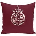 thumbnail image 1 of Simply Daisy Holiday Print Decorative Pillow, 16" x 16", 1 of 1